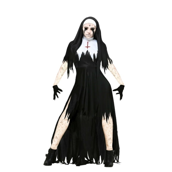Women's Dreadful Nun Costume