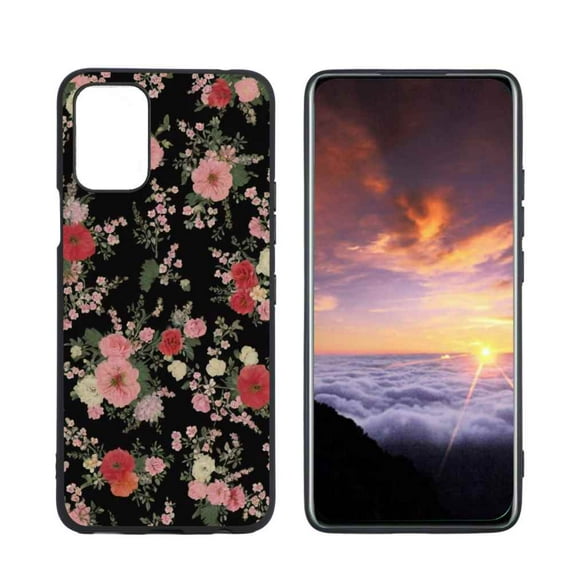 Compatible with LG K42 Phone Case, Vintage-Floral-Flower27 Case Men Women, Flexible Silicone Shockproof Case for LG K42