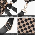thumbnail image 4 of czcpp-Checkered Crossbody Purse for Women Nylon Checkerboard Bum Bags Checkered Cross Body Bags, 4 of 4