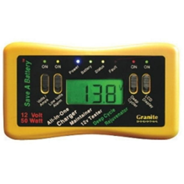 Granite Digital 9999 12V Save A Battery Charger & Maintainer with Deep