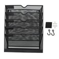 thumbnail image 2 of Hanging Wall File Holder, User Friendly Space Saving Powder Coated Finish File Cabinet Vertical Rack  for Home, 2 of 7