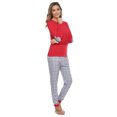 thumbnail image 2 of iClosam Womens Pajamas Set Loungewear Cotton Long Sleeve Sleepwear 2-piece Pjs, S-XXL, 2 of 8