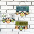 thumbnail image 4 of Injueey Agregue un toque de calidez y encanto al espacio con un letrero de bienvenida de madera con una idea de regalo de adorables búhos Decoración del hogar blanco, 4 of 6