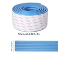 thumbnail image 2 of WHAMVOX Almohadillas De Ajustables De Espuma Para Bunk Beds Con Adhesivo Fuerte Azul, 2 of 6