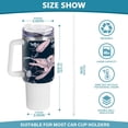 thumbnail image 3 of GZHJMY Graffiti Lily Pattern Stainless Steel Vacuum Insulated Mug, Insulated Straw Mug with Handle, Reusable Insulated Travel Mug, 3 of 7