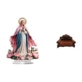 thumbnail image 1 of Escultura de la escena de la Natividad,Adorno acrílico 2D de pie,Sofá miniatura para muñecas,Muebles para casa de muñecas,sofá europeo,decoración de modelo,Sillón individual modelo Mini, 1 of 8