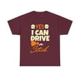 thumbnail image 2 of Yes I Can Drive A stick  Streetwear Wardrobe Unisex Heavy Cotton T-shirt, 2 of 12