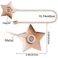 thumbnail image 4 of Magnetic Curtain Tiebacks Clips Decorative Rope, 2 Pack Tie Backs Weave Holder For Window Draperies Hold Curtains Drape Ties Backs Holdback,, 4 of 5