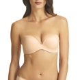 thumbnail image 1 of Fine Lines Women’s Memory Low Cut Strapless 4 Way Convertible Bras, Light Beige, 38D, 1 of 5