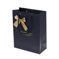 thumbnail image 4 of 5PCS Premium Assorted Gift Bags Cube Paper Bags Retail Bags with Handles Size S (Dark Blue), 4 of 8