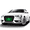 style 1, variant on St. Patrick's Day "Irish Blood Runs Through My Veins" License Plate Cover - Irish Flag Shield Festive Car Tag Decor for Car, Truck, SUV