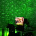 thumbnail image 3 of Night Light Night Light Star Proyector Romantic Starlight, lámpara de ambiente de ángulo ajustable portátil flexible para la decoración del techo del automóvil en el hogar, verde JFHHH pequeña, 3 of 4