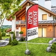 thumbnail image 4 of Qsum Open House 11' Polyester Fabric Advertising Outdoor Flag, 4 of 4