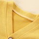 thumbnail image 4 of Gibobby Abrigos de invierno para bebés y niñasCárdigan de punto para niños, abrigo, suéter de Color para niño, niña, abrigo único para primavera y otoño,(Amarillo, 18-24 Meses), 4 of 5