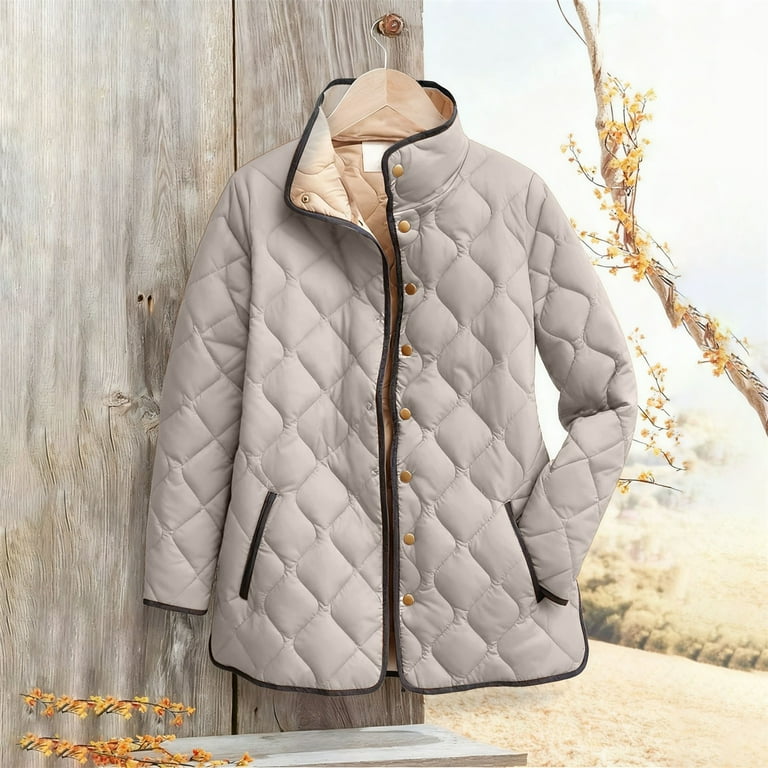 Aoiroe Plus Size Fall Jacket Womens Long Winter Coat Plus Size