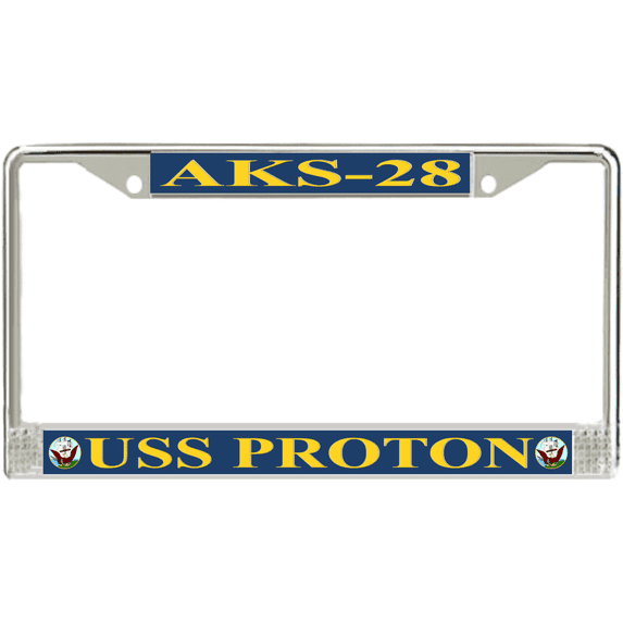 USS Proton AKS-28 License Plate Frame