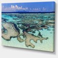 thumbnail image 2 of Turquoise Tropical Ocean Waters - Modern Seascape Canvas Artwork, 2 of 3