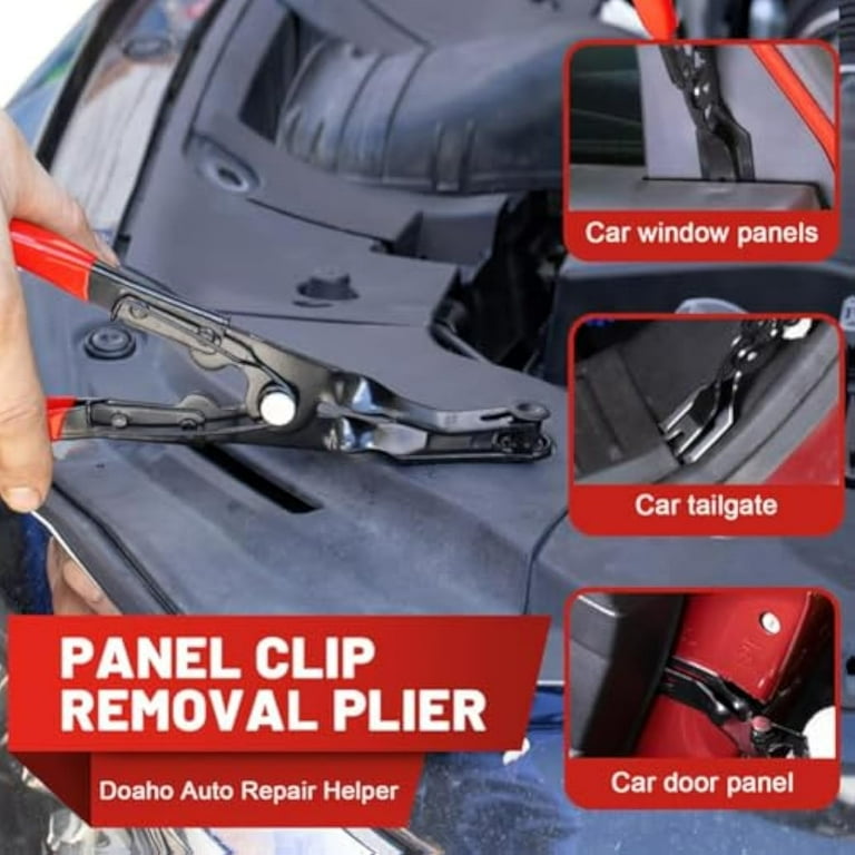 2 PCS Push Pin Pliers Set Auto Panel Clip And Trim Removal Tool Includes 30 Degree 80 Degree Pliers Easily Removes Plastic Fasteners Rivets Vehicle Parts 2 PCS Push Pin Pliers Set Auto Panel Clip And Trim Removal Tool Includes 30 Degree 80 Degree Pliers Easily Removes Plastic Fasteners Rivets Vehicle Parts