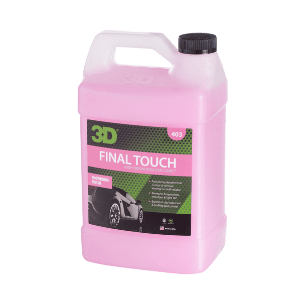 3D Final Touch Waterless Car Wash with Wax Protection 1 Gallon