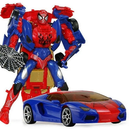 Transformers Spiderman Car Superheroes Robot Action Figure Toys-- | Walmart  Canada