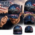 thumbnail image 6 of Unisex 9/11 Incident Hat 911 Memorial We Will Never Forget Cap Patriotic American Flag Cap, 6 of 6