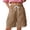 Khaki, variant on Girls Casual Shorts Stretch Elastic Waist Lightweight Shorts Loose Comfortable Summer Clothing Army Green 13-14 Years