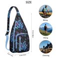 thumbnail image 3 of Tropical Butterfly Sling Backpack – Artistic & Fashionable Crossbody Shoulder Bag, MultiLayer Storage for Outdoor Adventures, Commuting & Photography, 3 of 4
