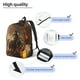 thumbnail image 3 of Balery Apocalyptic Skull Soldier Mochila Clásica Impresa Básica para Viaje, Mochila Escolar Resistente al Agua, Mochila de Lona con Correas Ajustables-Small, 3 of 5