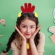 thumbnail image 4 of GOOHOCHY Divertida diadema de pollo para cosplay, tocado para fiesta de Pascua, accesorios de disfraz de animal, tocado único para festivales para niñas y mujeres., 4 of 7