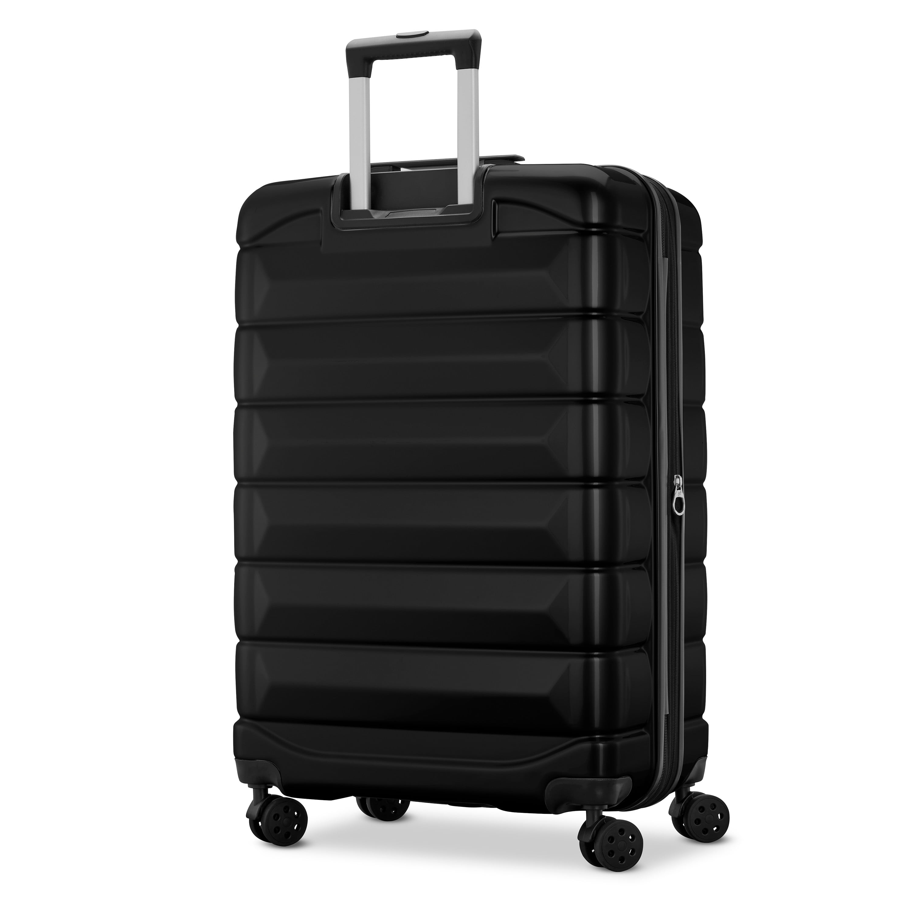 American Tourister Kontour Hardside Expandable Spinner Luggage Set with Divider Pockets - Black