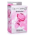 thumbnail image 4 of Booty Sparks Pink Rose Glass Anal Plug in Small, 4 of 6