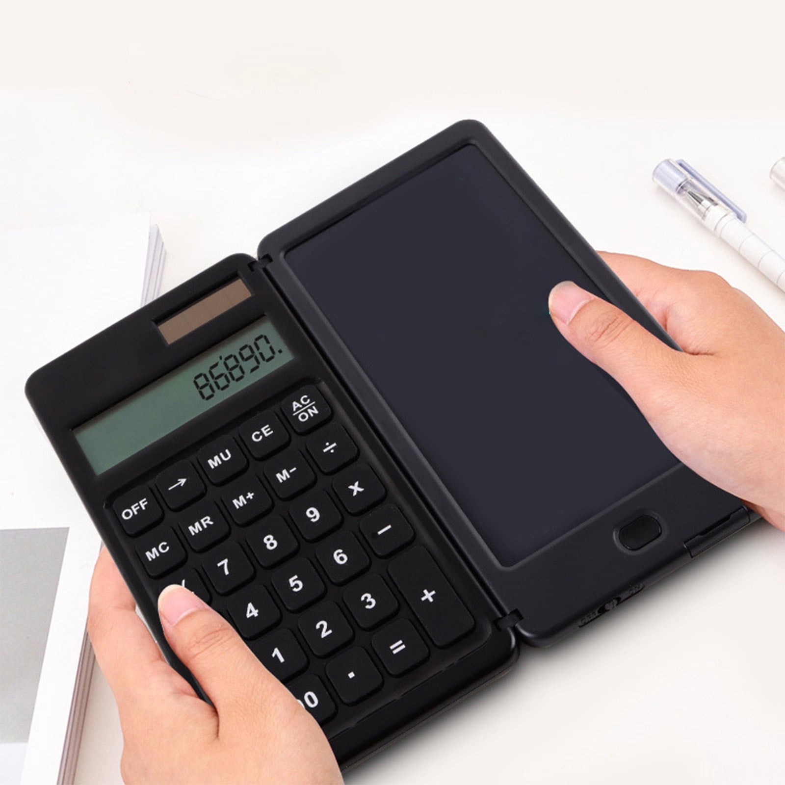 Summer Clearance! YZEGDCH 12 Digit Desk Calculator, Large LCD Display 12-Digit Big Number Accounting Calculator, Perfect for Office Business Home S*chool Daily Use
