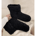 thumbnail image 2 of Women's Warm Curly Fur Boots Slippers, Comfy Plush Fleece Lined House Shoes with comfort Insole, 2 of 9