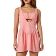 thumbnail image 3 of Lamuusaa Women's Dress Cutout Loose Sleeveless Athletic Dresses with Built in Bra and Shorts Set, 3 of 9