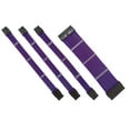thumbnail image 3 of Cateissary Cable de alimentación de extensión Conectores con funda Nylon Conveniente Útil Juego de cables resistentes al desgaste Kit de Cables de computadora Púrpura, 3 of 6