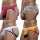 thumbnail image 3 of Lacewall Men Sexy Breathable Mesh Holes Thongs Underwear Jockstrap Erotic Underpants Briefspangjing, 3 of 4