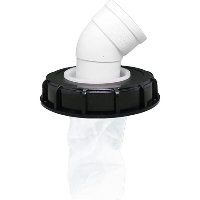 IBC Lid Filter, Washable Nylon IBC Tank Cap with Lid, IBC Tank Accessory with Mesh Filter for 163mm Rainwater Tank (163mm 45°)