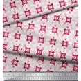 thumbnail image 2 of Soimoi Poly Georgette Fabric Check Tie-Dye Print Fabric by Yard 52 Inch Wide, 2 of 3