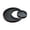 Black, variant on Unique Crescent Moon Form, Wooden Serving Tray (9.4x1 Inch) — Solid Wood Craftsmanship, Sleek Safe Edges in Pine Wood Thickened Structure for Youth Meals
