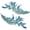 lake blue, variant on Gold Outlined Embroidery Iron On Patches For Jackets And Toted Bags