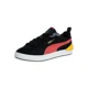 thumbnail image 1 of PU & MA Men's Suede Bloc Trainers, Black, 1 of 6