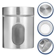 thumbnail image 2 of ColoMX 1 PC Cocina Visible Acero inoxidable Tanque de almacenamiento Almacenamiento de Almacenamiento Contenedor, 2 of 7