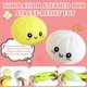 thumbnail image 5 of Squishies GNDA de dumpling, pelotas antiestrés, 4 piezas, juguete sensorial, 5 of 6