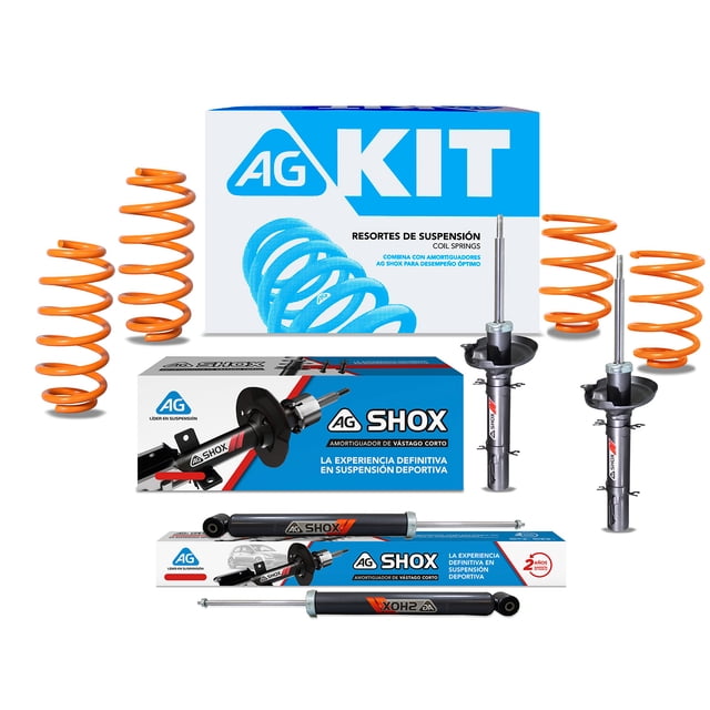 Kit Deportivo AG para Auto Completo para SEAT Toledo 2001 a 2005 8 Piezas Nuevos