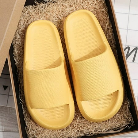 

CoCopeaunt EVA Flip-flops New Indoor Slippers Summer Non-slip Fashion Thick Bottom Bathroom Household Slippers Womens Slippers Shoes