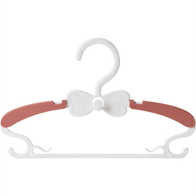 10pcs Children‘s Non-slip Clothes Hanger Multifunctional Traceless Clothes Rack