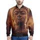 thumbnail image 3 of Chaqueta con estampado 3D de Buda y mandala para hombre y mujer, chaqueta con cremallera, informal, para la calle, para primavera y otoño, 3 of 5