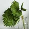 thumbnail image 4 of 3 Pcs Artificial Palm Leaves Bunch Green Plastic Plants Simulation Leaves Flower Arrangement Home Decoration, 4 of 8