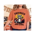 thumbnail image 6 of Ferral Racoon Shirt for Women, Unhinged and Feral Tshirt, Cute but Feral T-shirt, Oversized Feral T Shirt, Raccoon Anxiety Shirt, 6 of 10