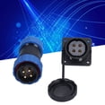 thumbnail image 1 of Zócalo Industrial Del Enchufe, Conector Firme De La Prenda Impermeable De Los Agujeros 380V 45A De La Conexión 4 Para El Equipo, 1 of 7